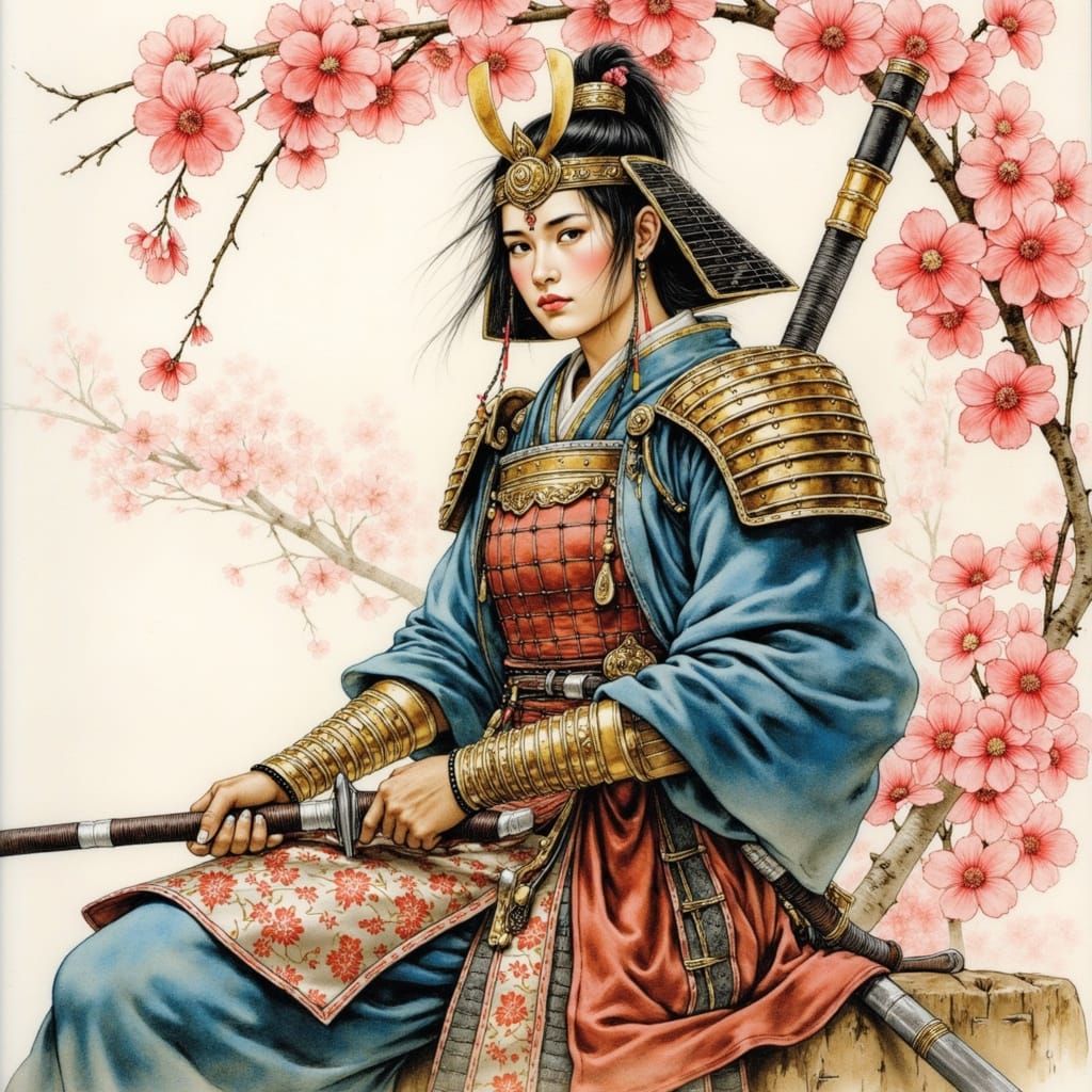 Samurai woman