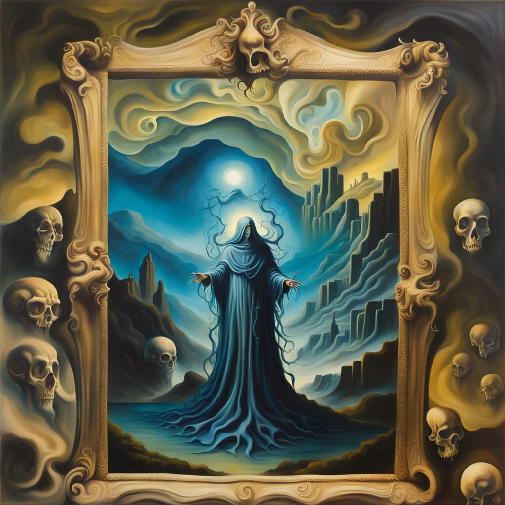 Hyperdetailed Spectral Anomaly in Surrealist Style