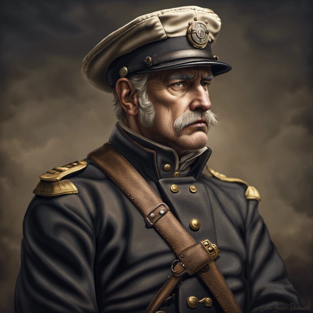 Industrial Age American General Portrait