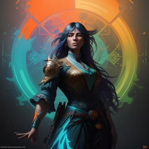 Vibrant Chalk Art: Hyperdetailed Concept in Unreal Engine