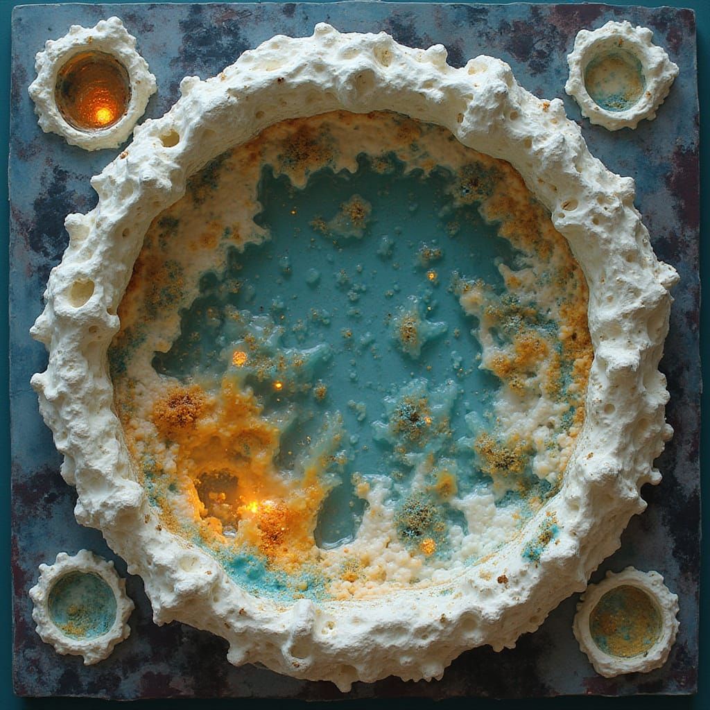 Diatomaceous Modernism Inflatable Ceramic Earthly Whirlingto...