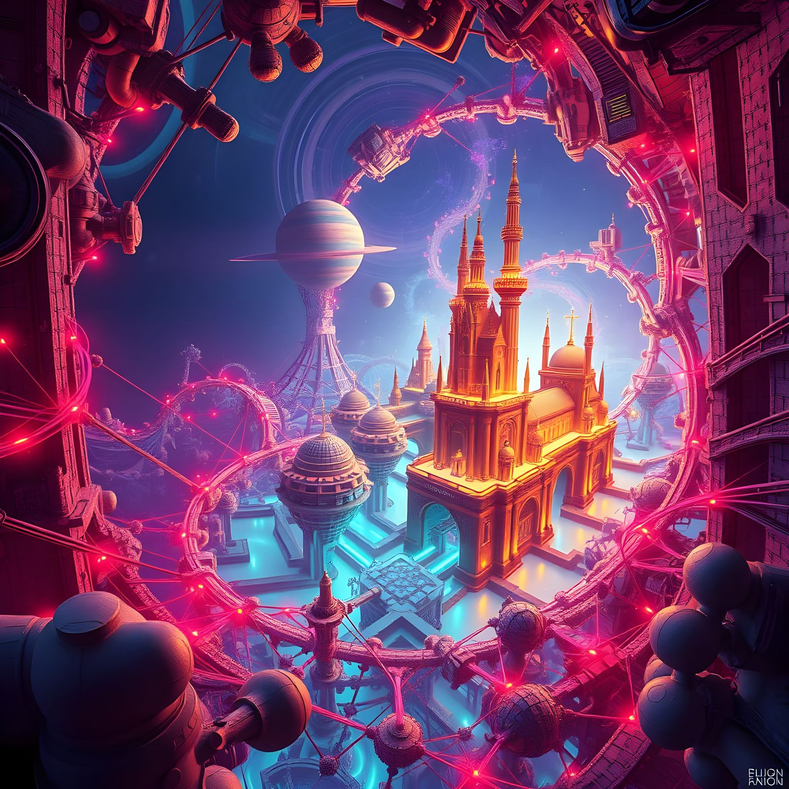 Geometric Map of Personality Constructs