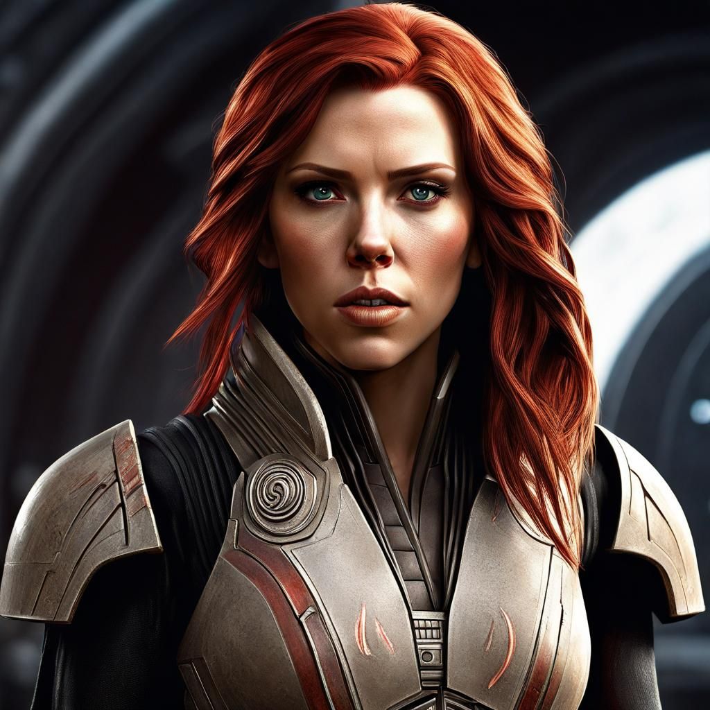 Scarlett Johansson as Shae Vizla in Star Wars