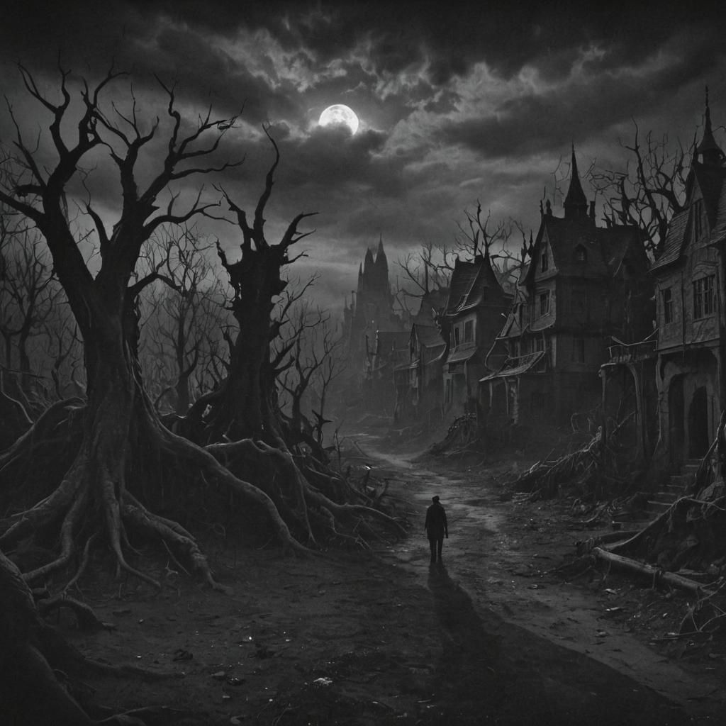 Grimdark Shadowrealm: A Surreal Nightmare Dreamscape