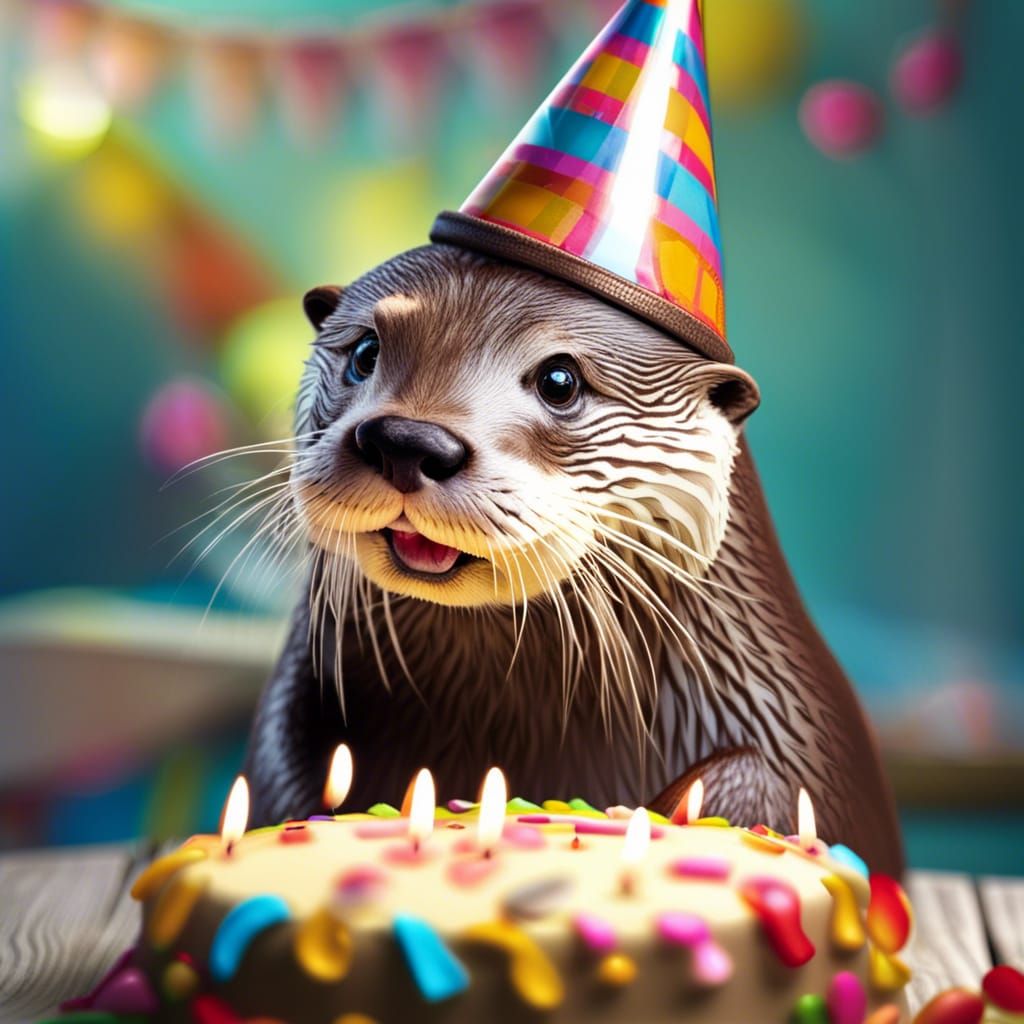 Birthday Otter