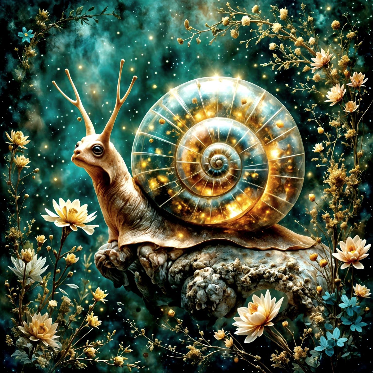 Cosmic snail