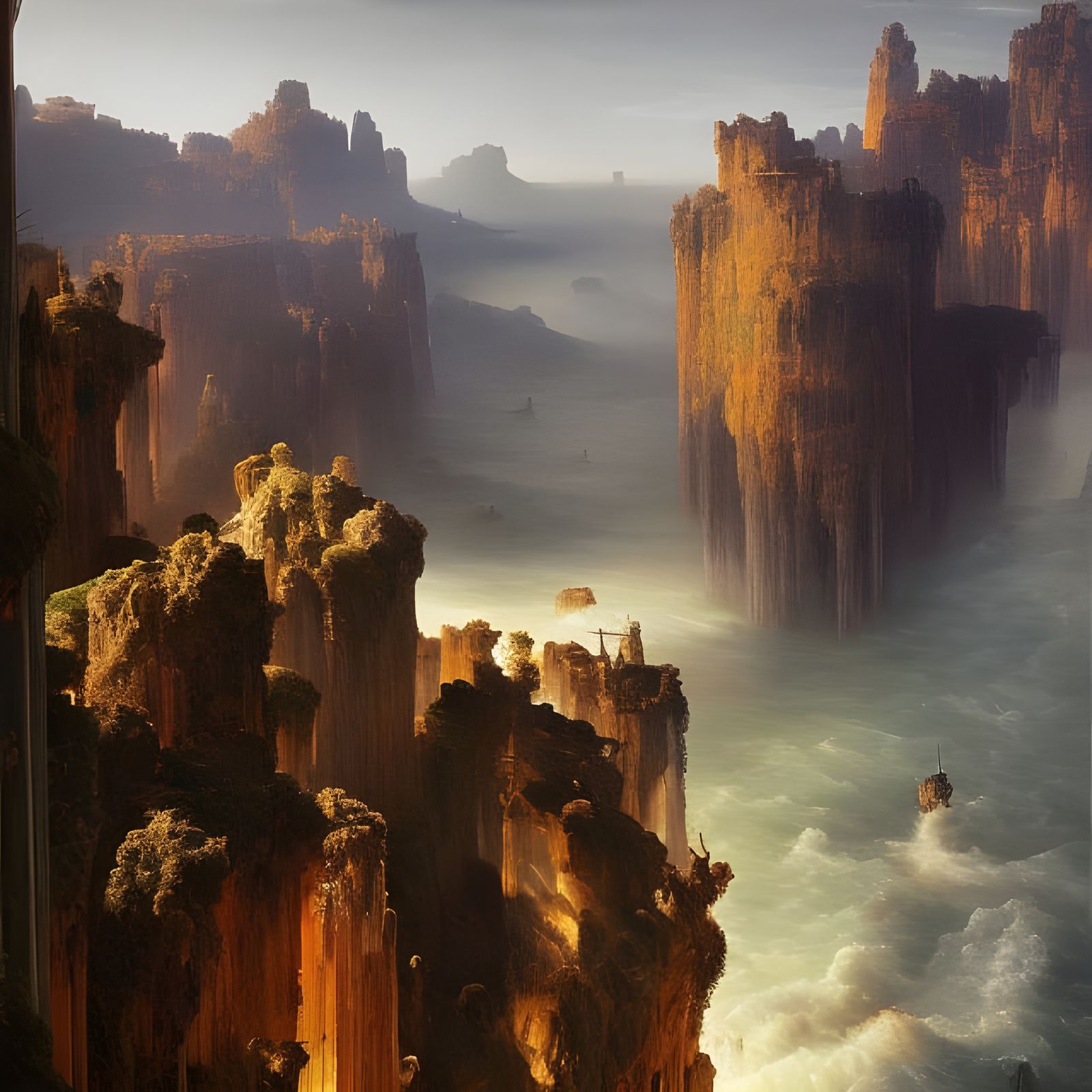 Ethereal Mandelbulb Junctions in Dreamy Soft Light