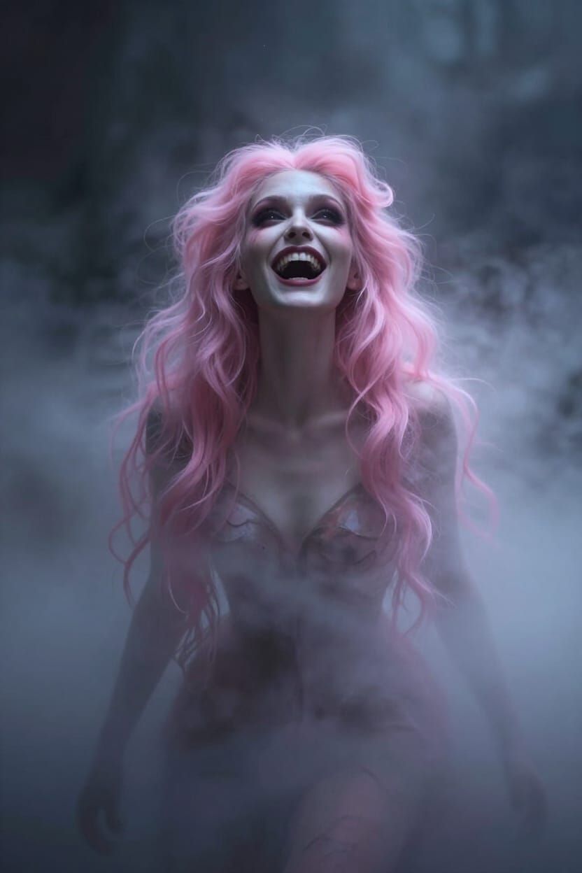 Evil Fairy Lost in Volumetric Fog