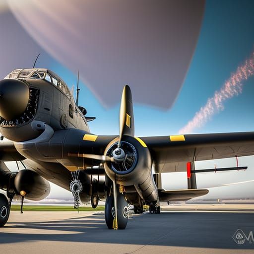 Memphis Belle Flying Fortress in Hyperdetailed Oil