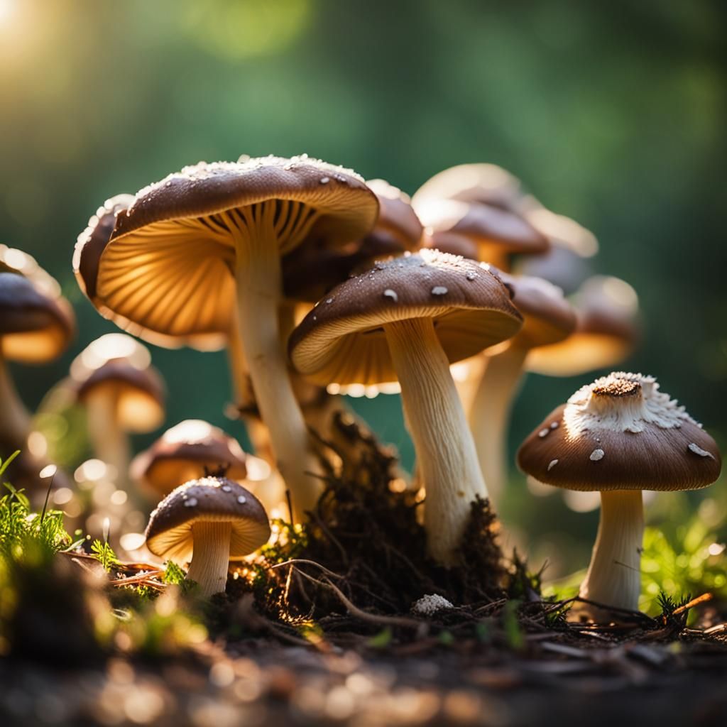 Mushroom Close-Up: Professional Natural Light Photography
