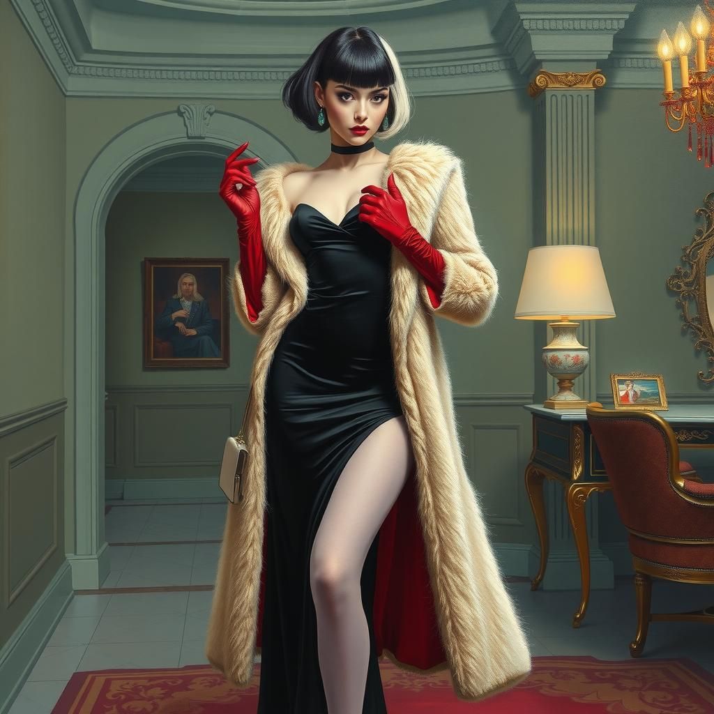 Hajime Sorayama Retro 80s Futurism Cruella Deville