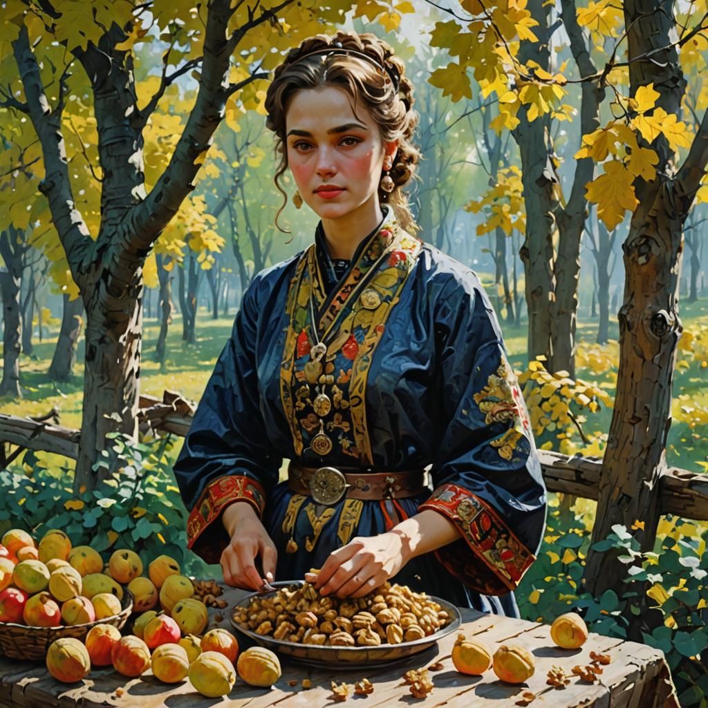 Portrait in Style of Wadim Kashin