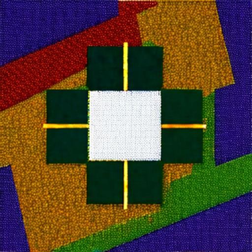 AI Image of Décollage Art Technique