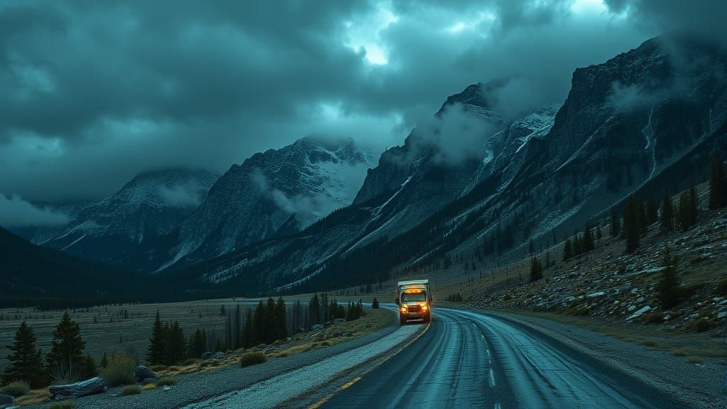 Breathtaking Wolf Creek Pass Landscape in Hyperrealistic Sty...