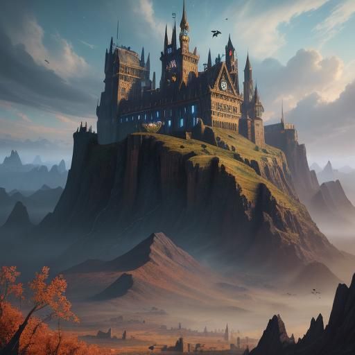 Detailed Heart Painting in Fantasy Style