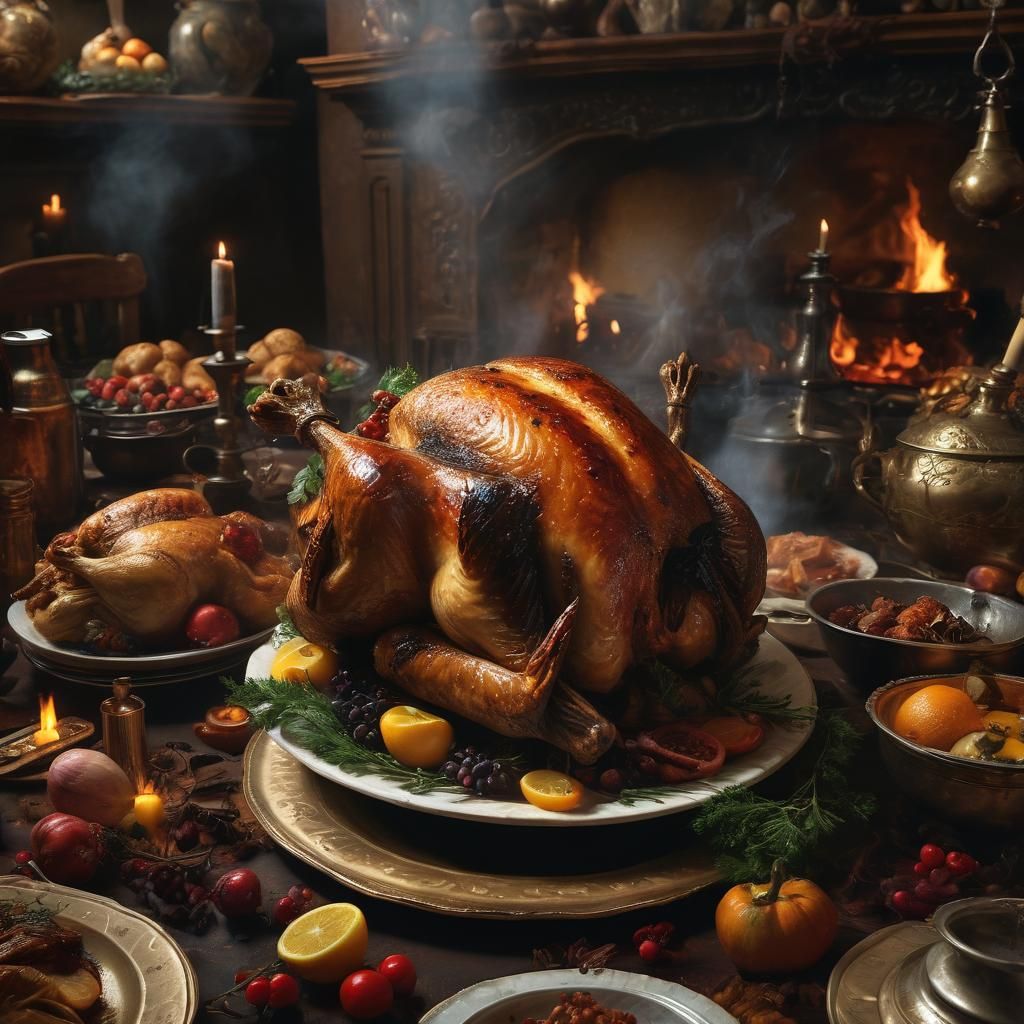 Culinary Catastrophe in Warm Golden Light