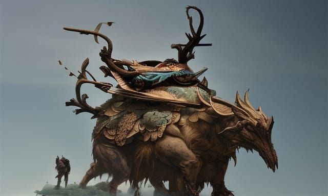 Giant Men Walking in the Mountains: Organic Sculpture