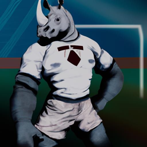 Anime Rhino-Humanoid Football Try-Outs: Dark Violent Scene