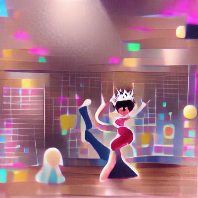 AI Image of a Dancing Queen