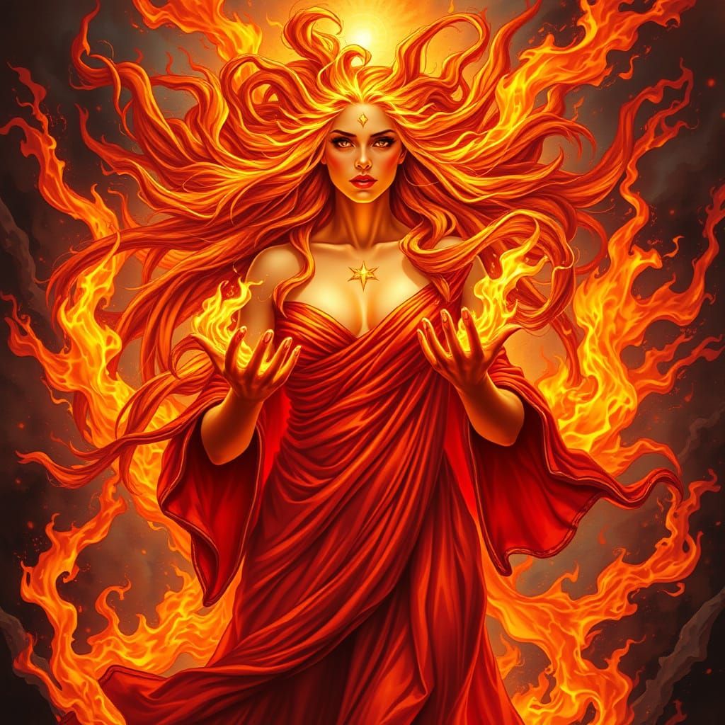 Fiery Goddess Embodied