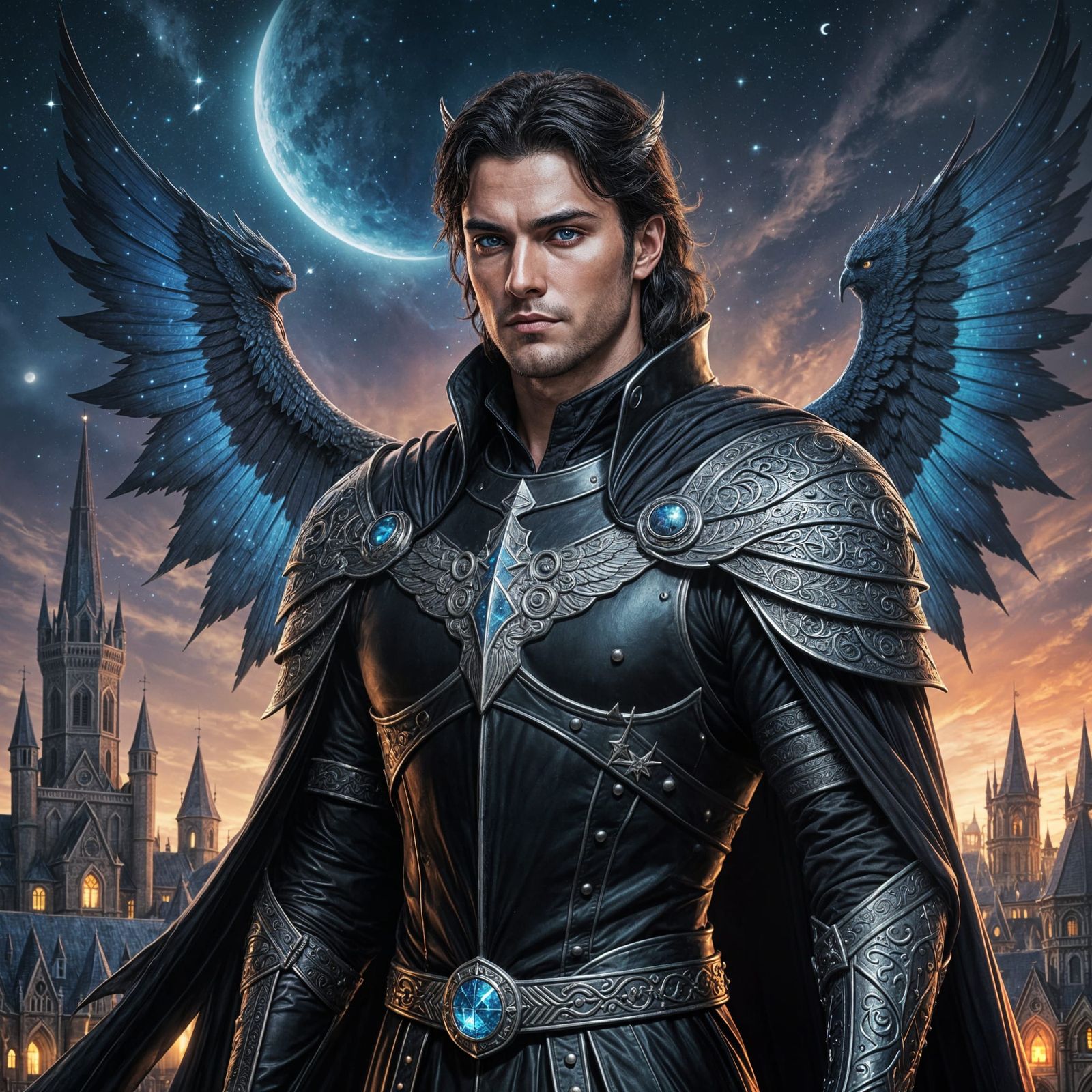 Dark King Guardian of Medieval City