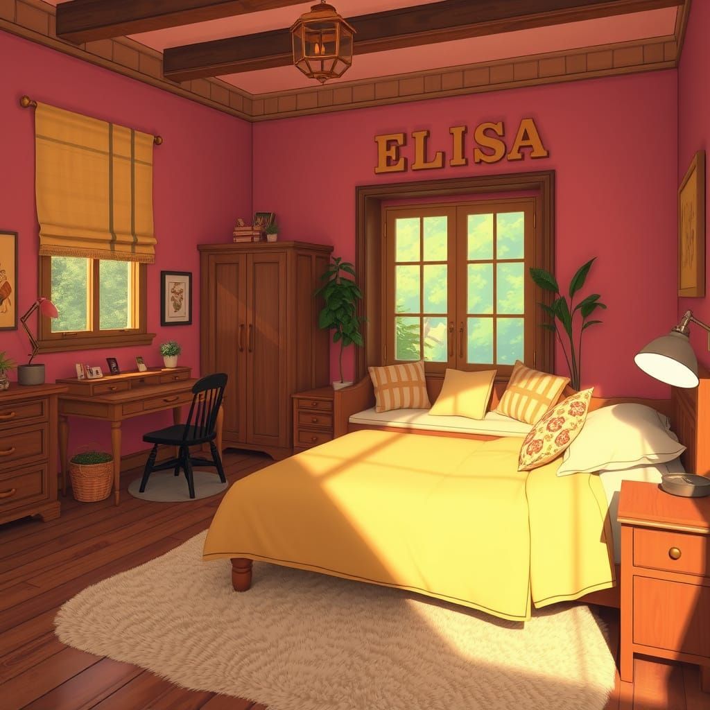 Cozy Bedroom with Spanish and Italian Decor