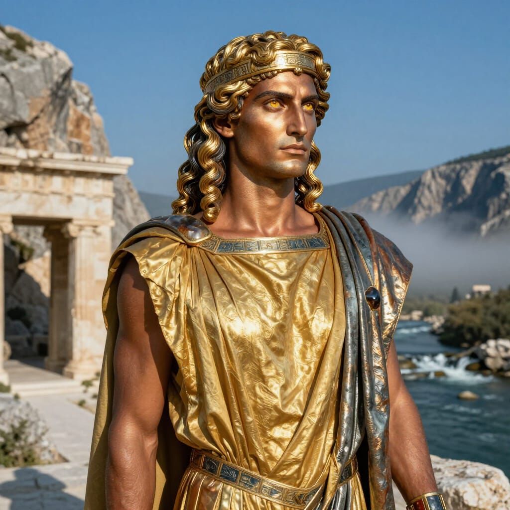 Ancient Greek Man Pleuron Aëtolos Igemon Portrait