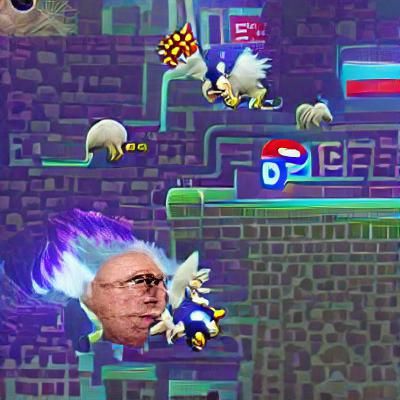 Sonic-Inspired Platform Game Level