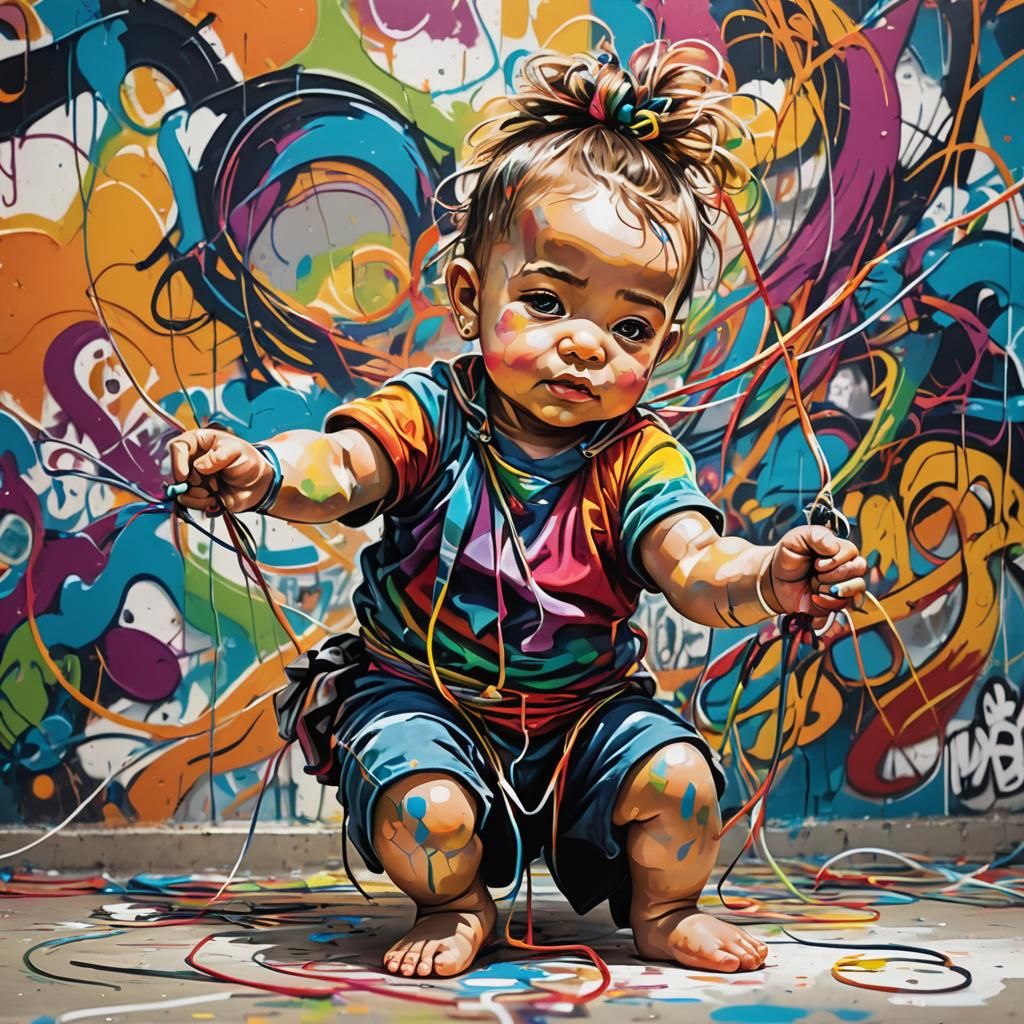 Babysitter Bound by Metaphysical Graffiti Art