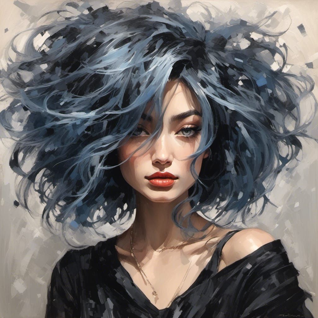 Surreal Portrait with Chocolate Tones