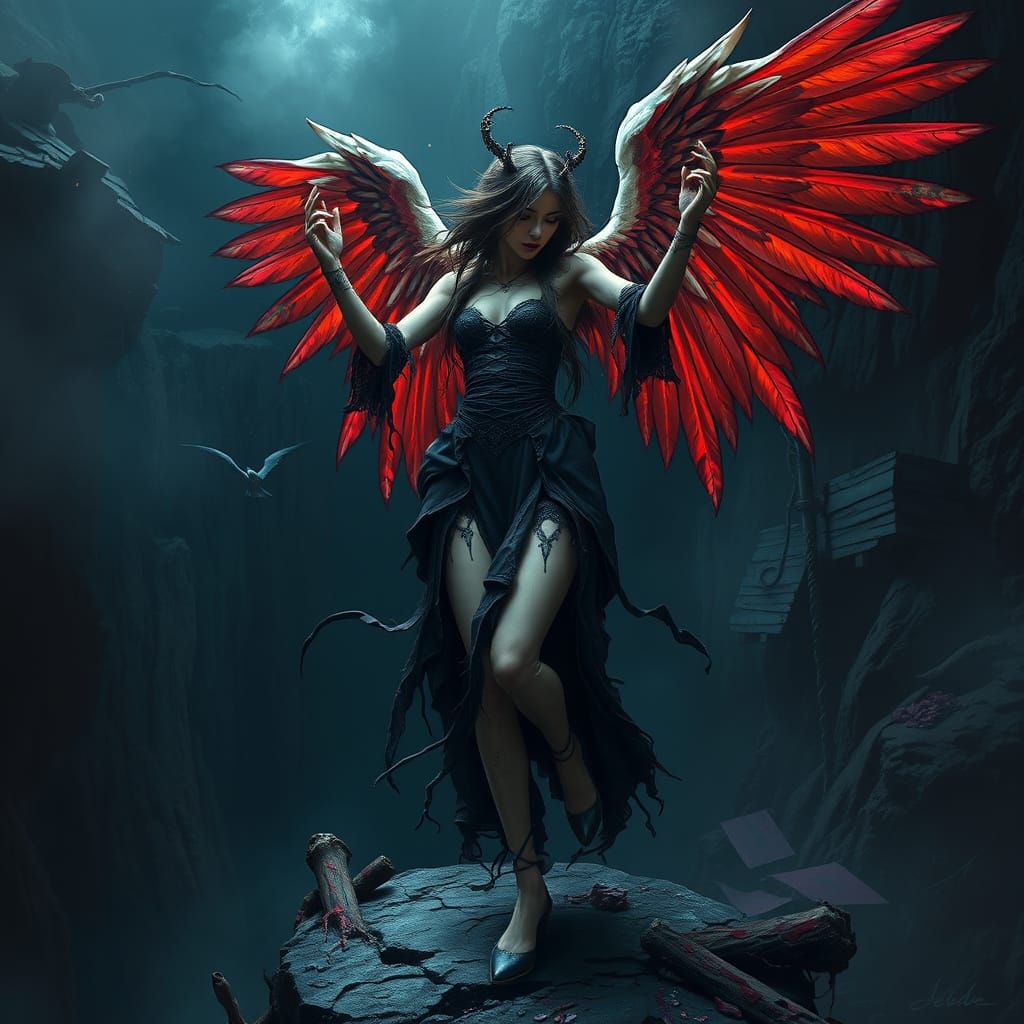 Angel Dancing at Abyss Edge: 1980s Gothic Horror