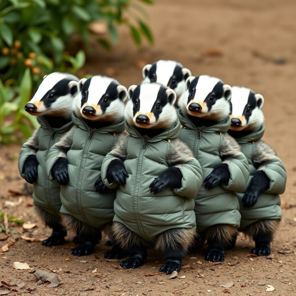 Quacking Badgers in Training