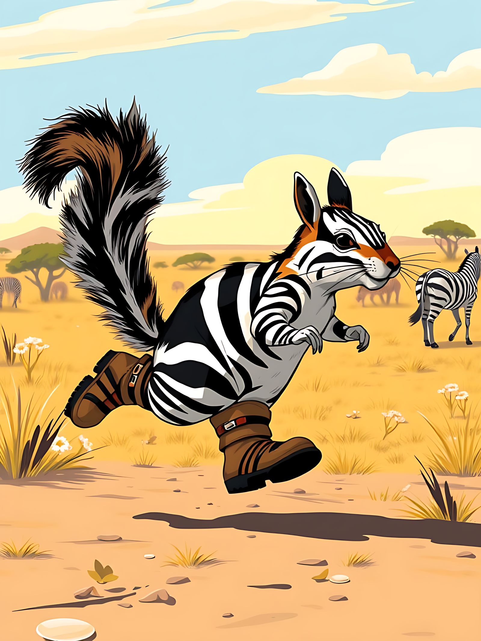 ‘Be the zebra. You are the zebra.’