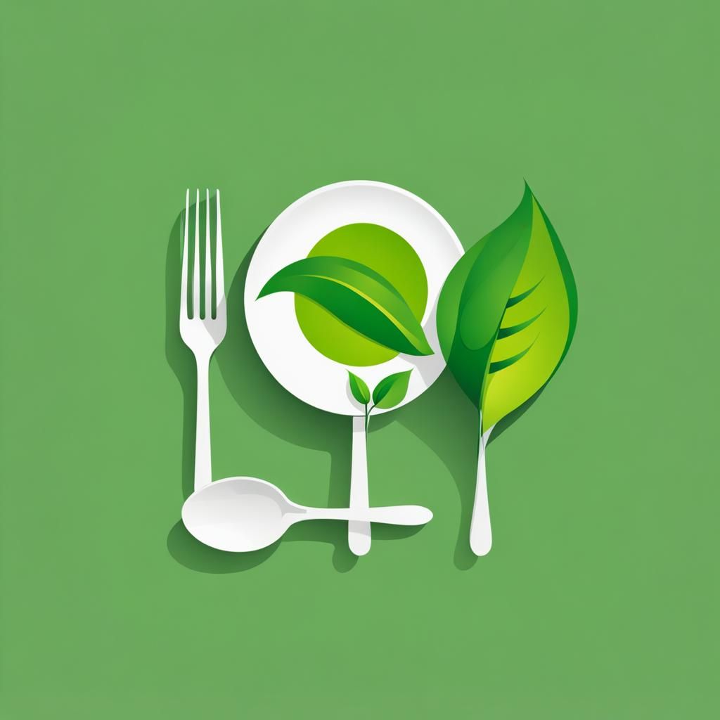 Simple Green Logo for Healthy Food