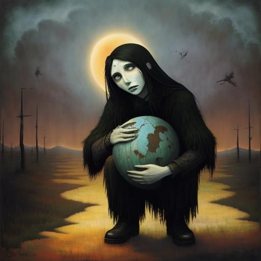 Surrealist Vision of Despair and Anguish