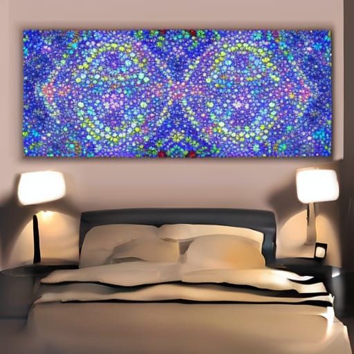 Abstract Cracked Glass Circles Diamond Painting