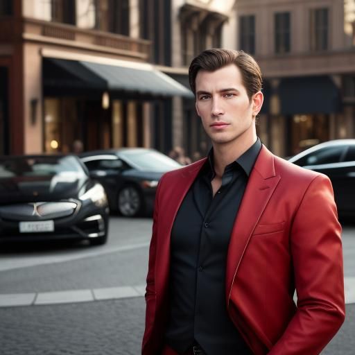 Valet Portrait with High-End Cars, Professional Photography