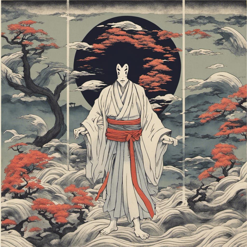 Vibrant Yokai Illustration