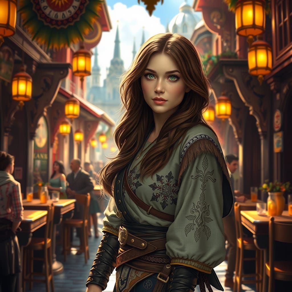 Kahlan Amnell in a Fantasy Tavern