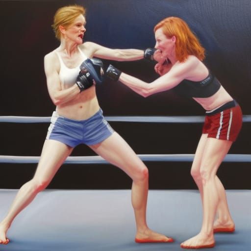 Julianne Moore vs Cate Blanchett MMA Fight