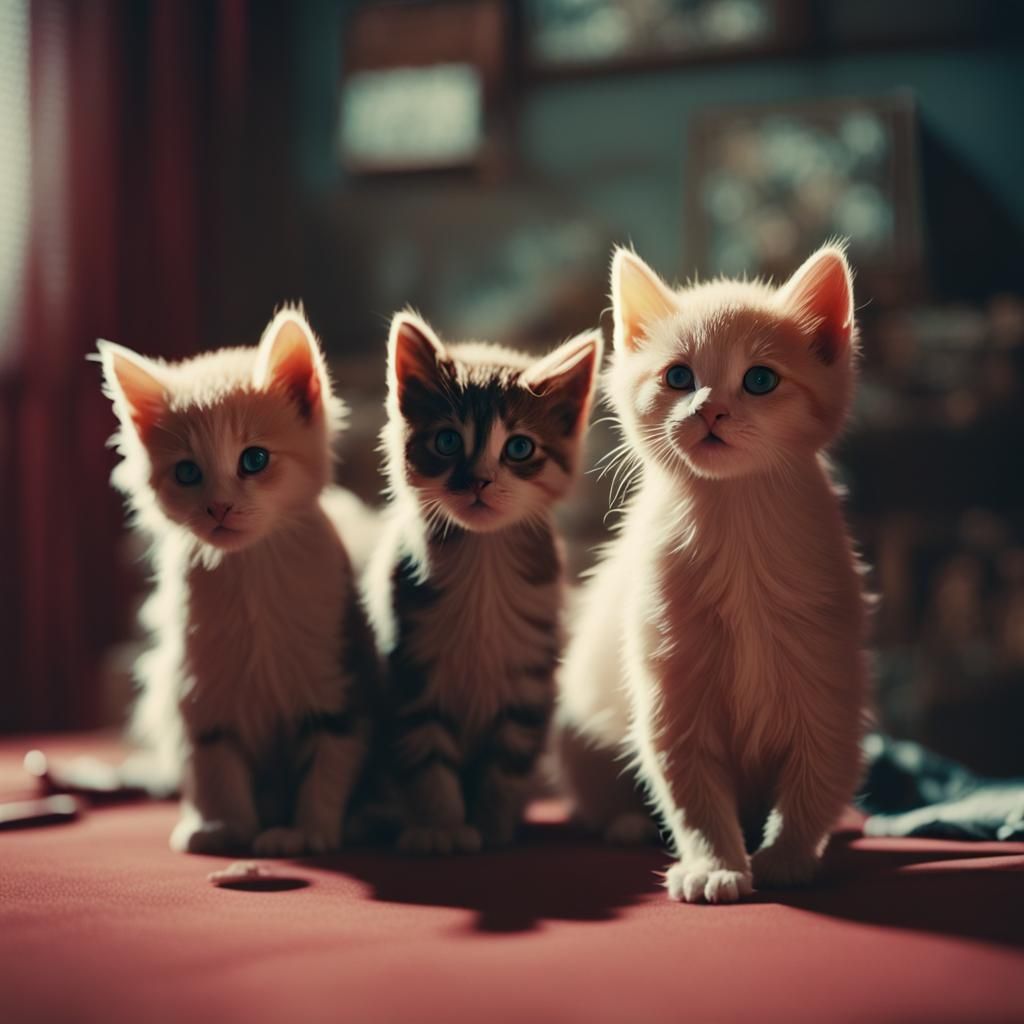 Trio of fluff