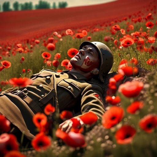 Poppies of Monte Cassino: Remembrance in Red