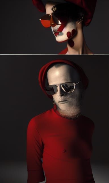 Caravaggio-Style Cool Punk: CGI Render