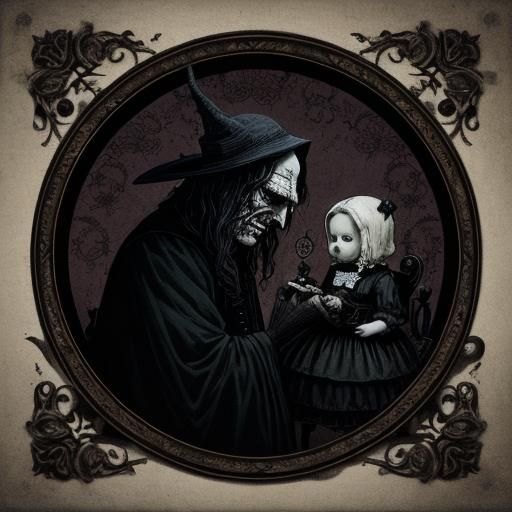 Dark Nursery Rhymes Album Cover: Twisted Characters