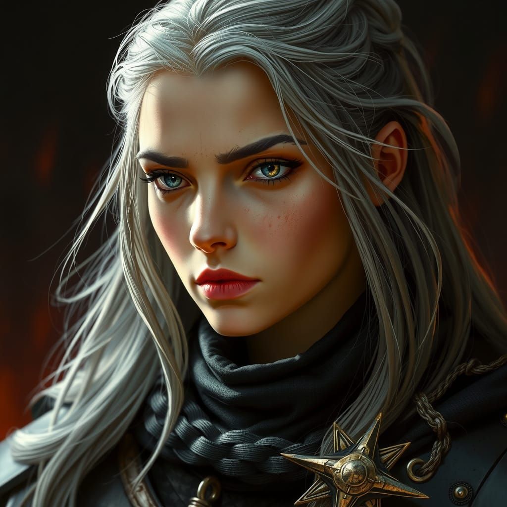 Battlescarred Knight of the Blazing Sun Portrait