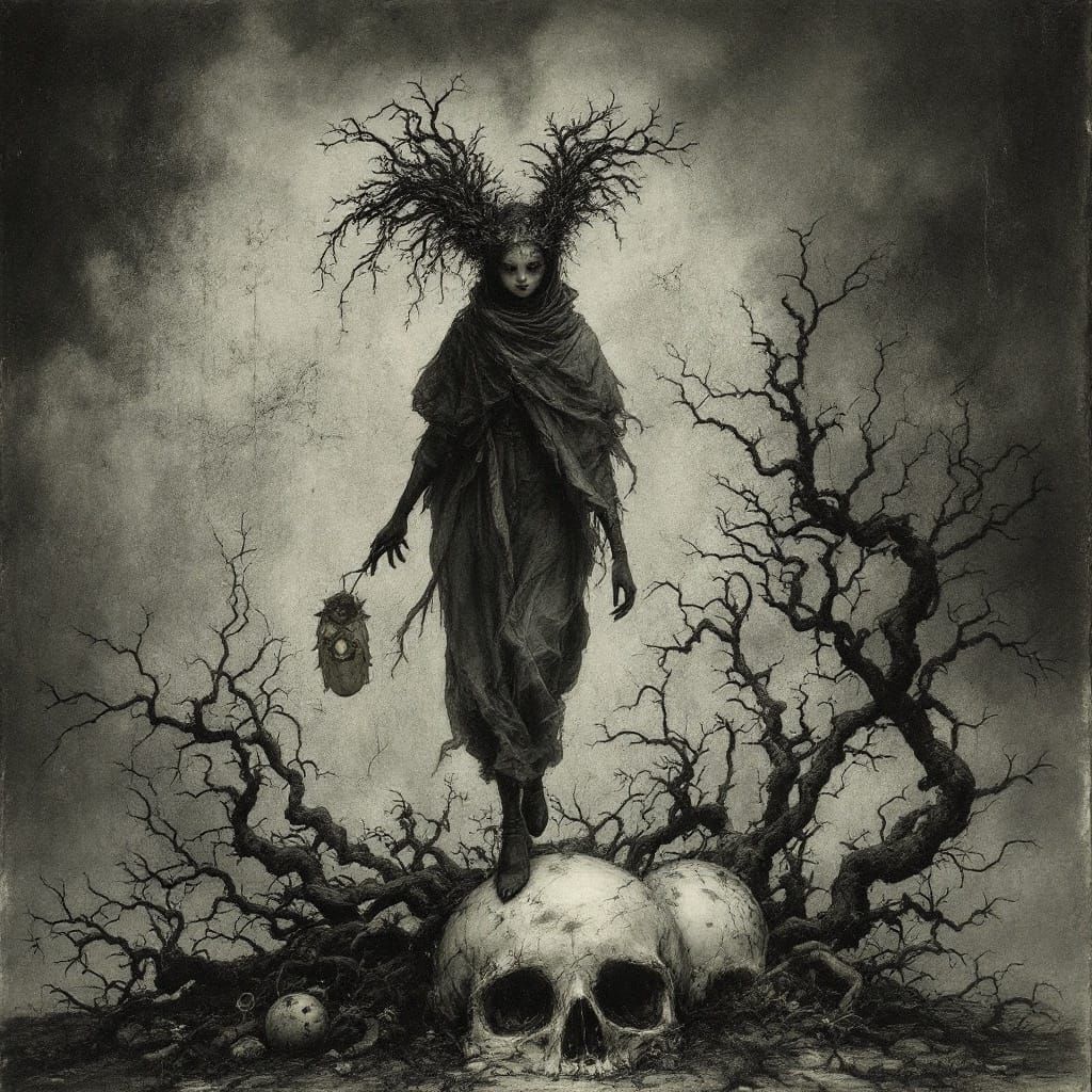 Dark Gothic Landscape Haunts the Soul