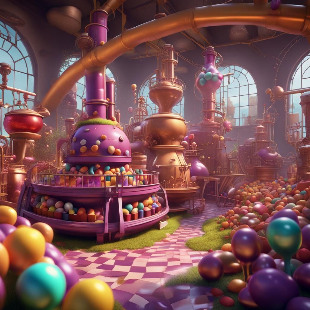 Inside Wonka's Chocolate Factory