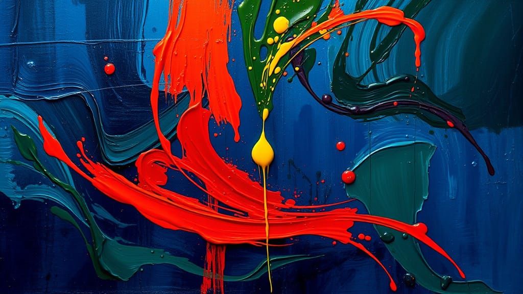 Expressive Swirling Colors Conveying Longing