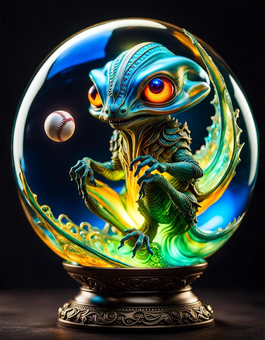 Intergalactic Baseball Alien