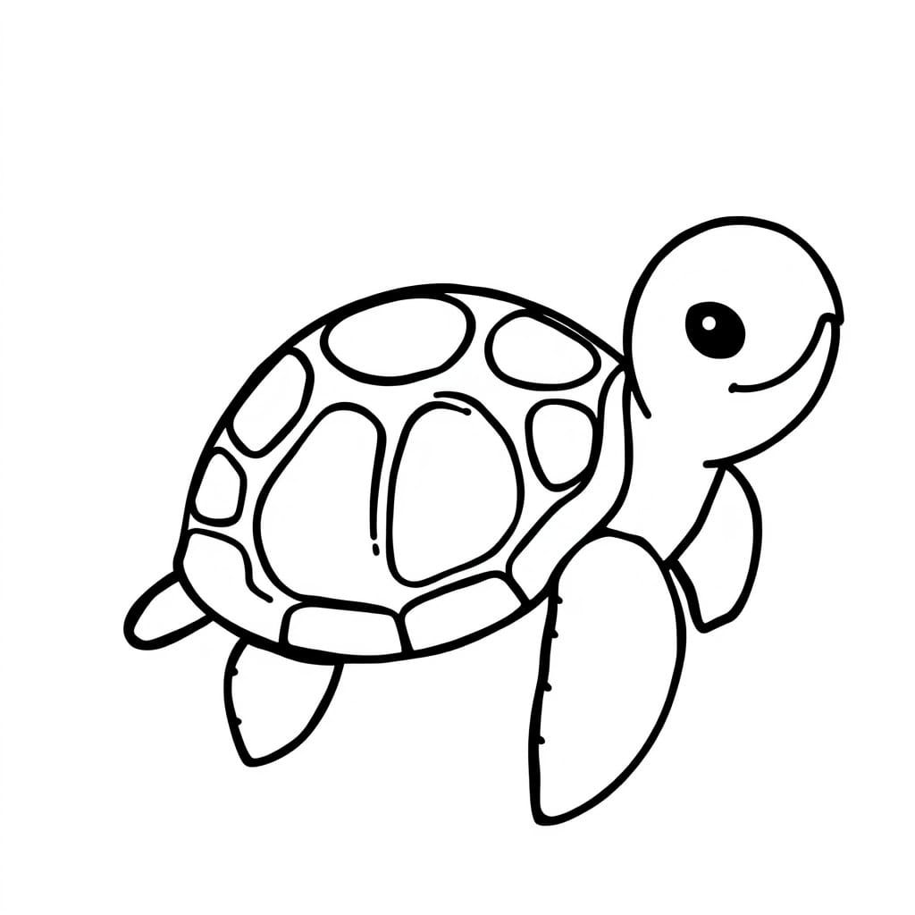 Timeless Sea Turtle Illustration in Classic Style